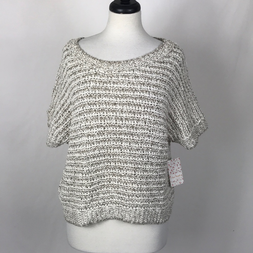NWT Free People Loose Knit Slouch Sweater Large L